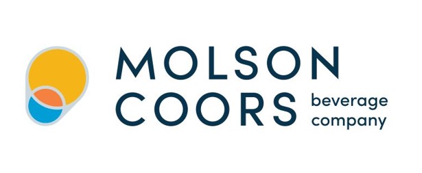 Molson Coors Beverage Company logo with overlapping yellow, orange, and blue circles on the left.